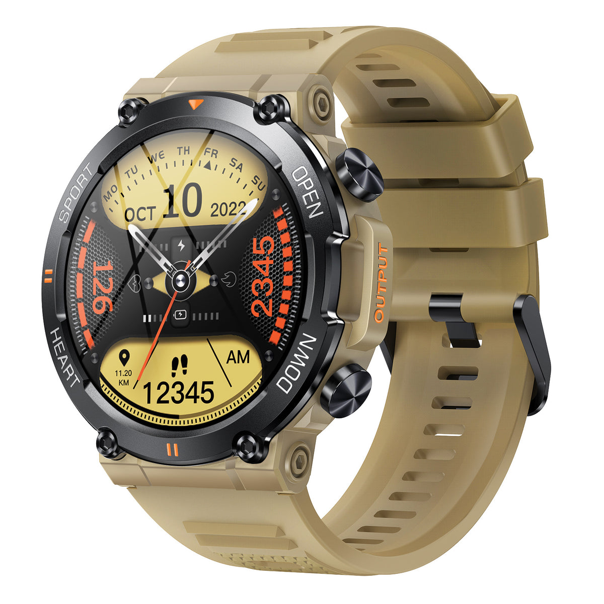 K56PRO Rugged Smartwatch with Calls and Robust Display