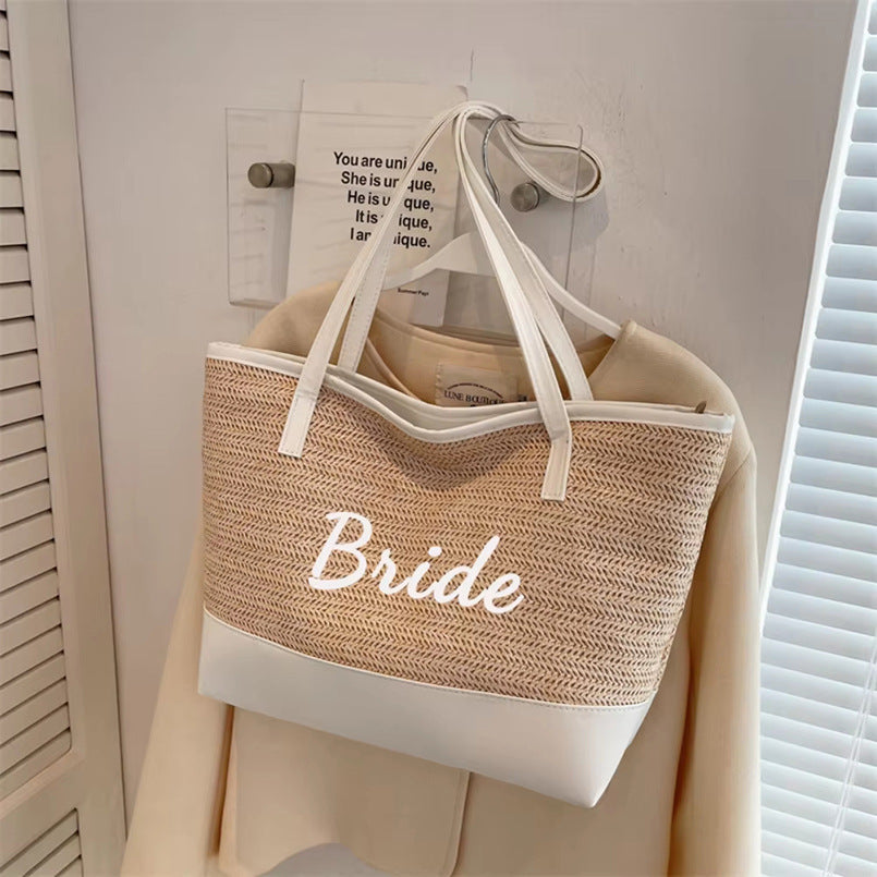 Bolso de Playa de Gran Capacidad para Mujer