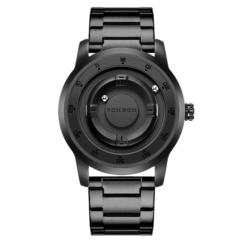 LIGE Men's Quartz Watch — Roman Numerals, Leather Strap and Multifunction