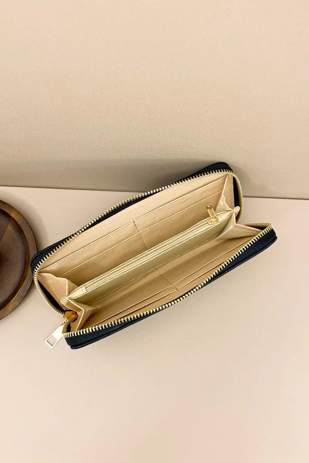 Billetera de PU Leather Multicompartimiento