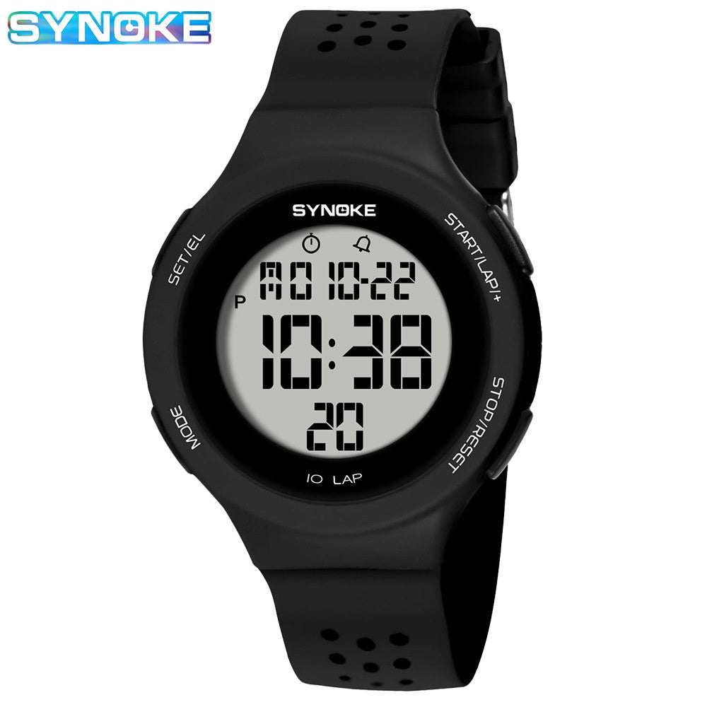 SYNOKE LED Digital Watch — Sport Waterproof 50m for Swimming