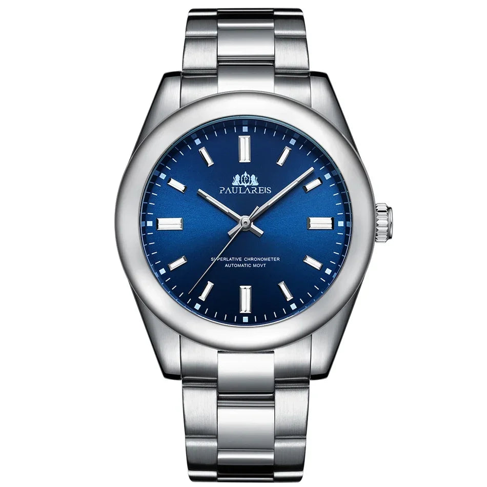 Men's Automatic Mechanical Watch — Stainless Steel Rainbow 41mm