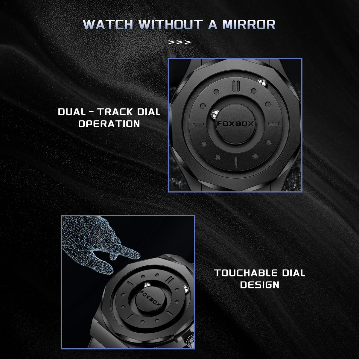 FOXBOX Magnetic Levitation Watch — Conceptual Design for Men