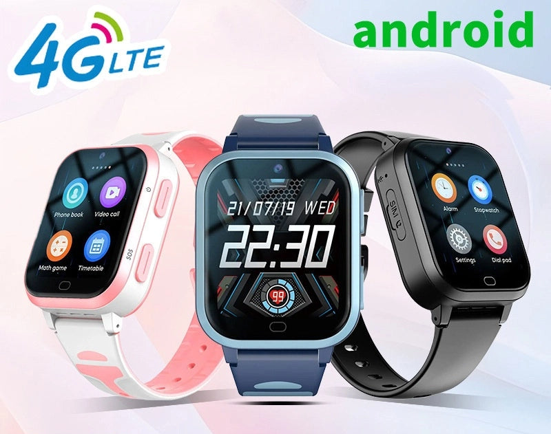 4G Kids' Smartwatch with GPS and Video Calling — Long Battery Life
