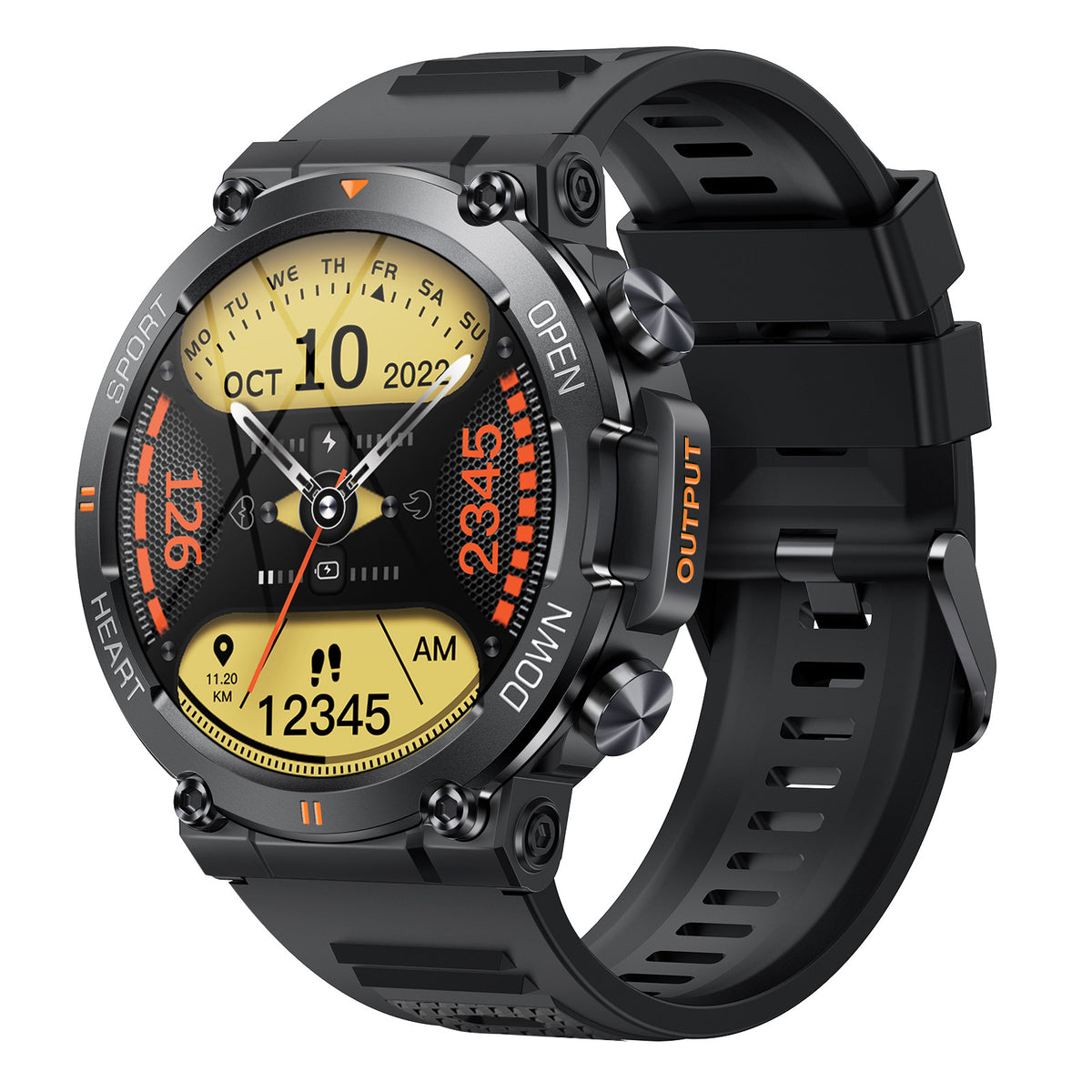 K56PRO Rugged Smartwatch with Calls and Robust Display