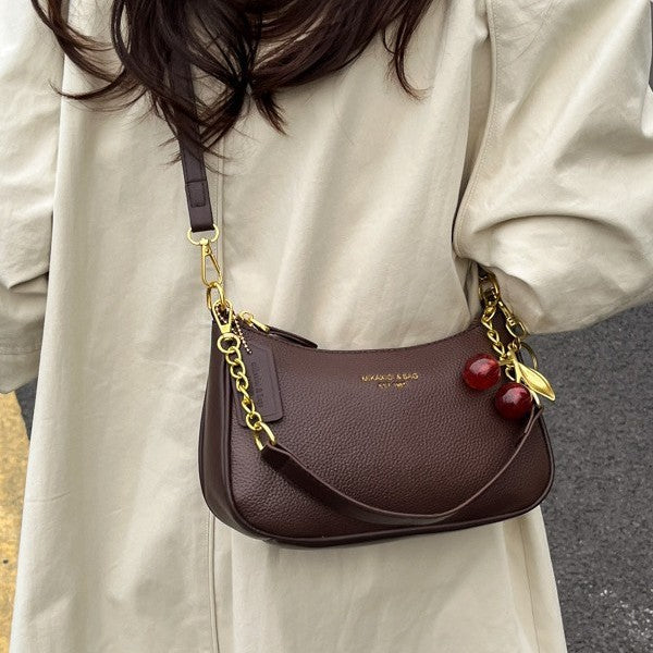 Dumpling Bag with Chain and Charm