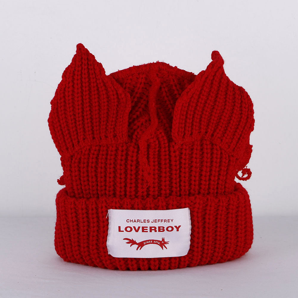 Gorro de Lana Doble Capa para Invierno — Tejido Abrigado Unisex
