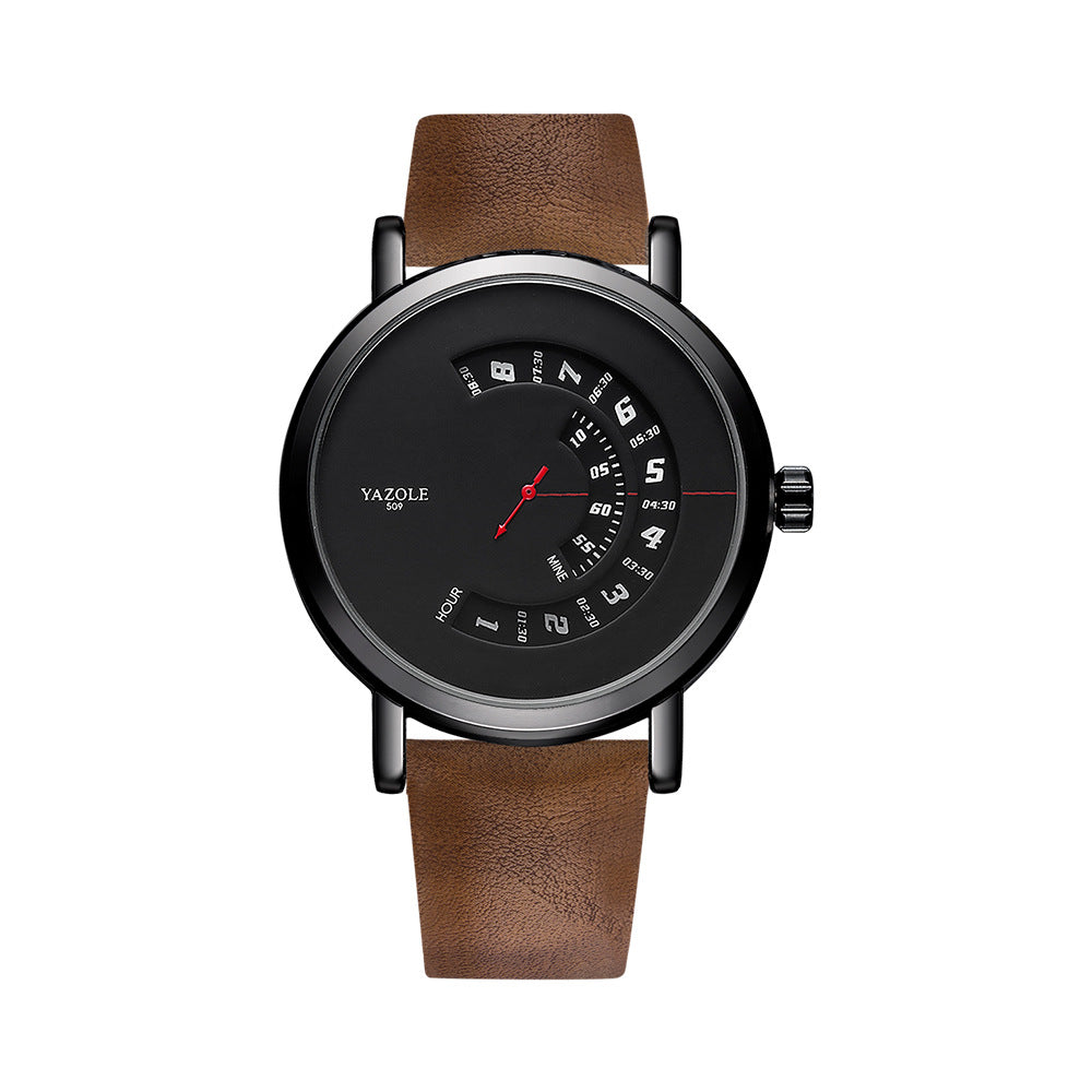 Men's Rotary Quartz Watch — Yazole Fashion