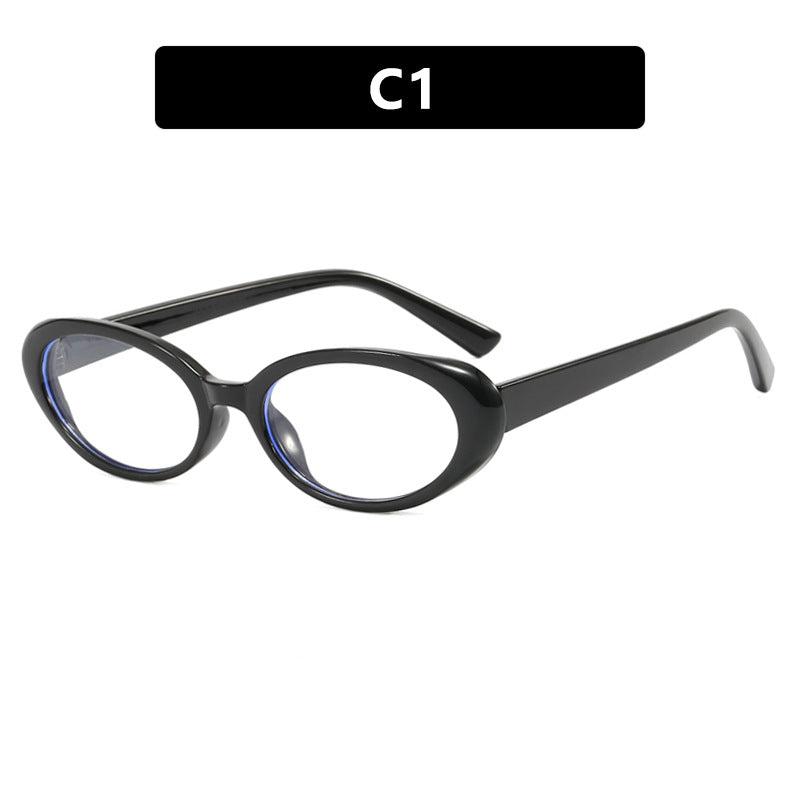 Retro Oval Blue Light Blocking Optical Frames