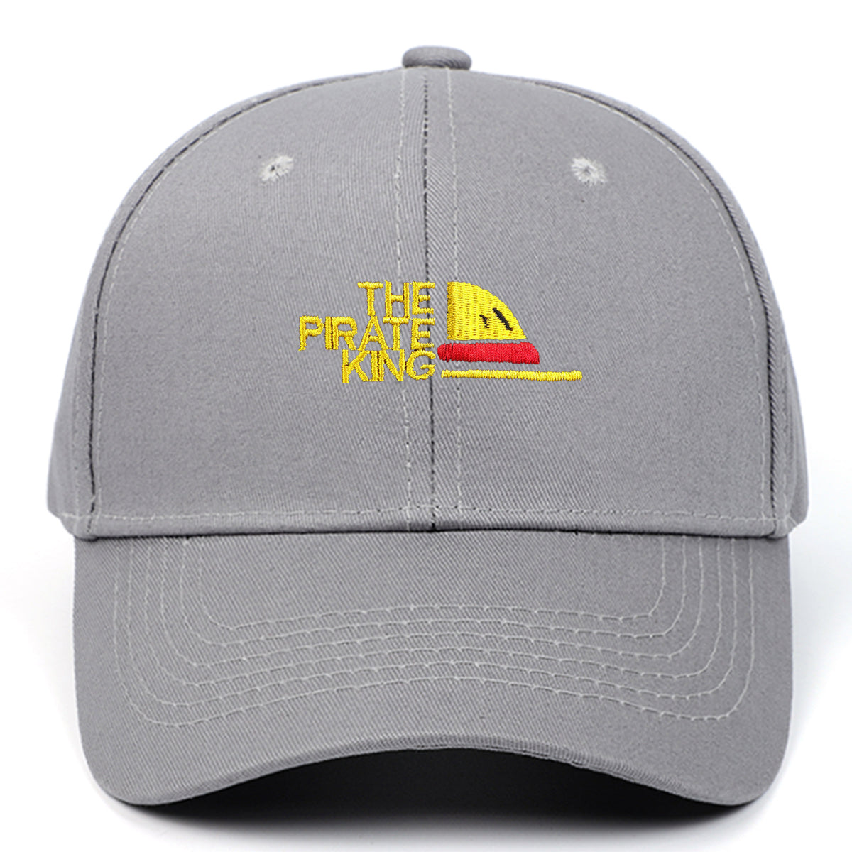 Gorra Baseball con Bordado Anime — Techo Suave Visera Curva Unisex