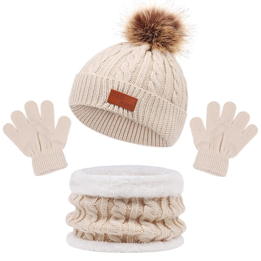 Set Invierno Bebé: Gorro, Guantes y Bufanda