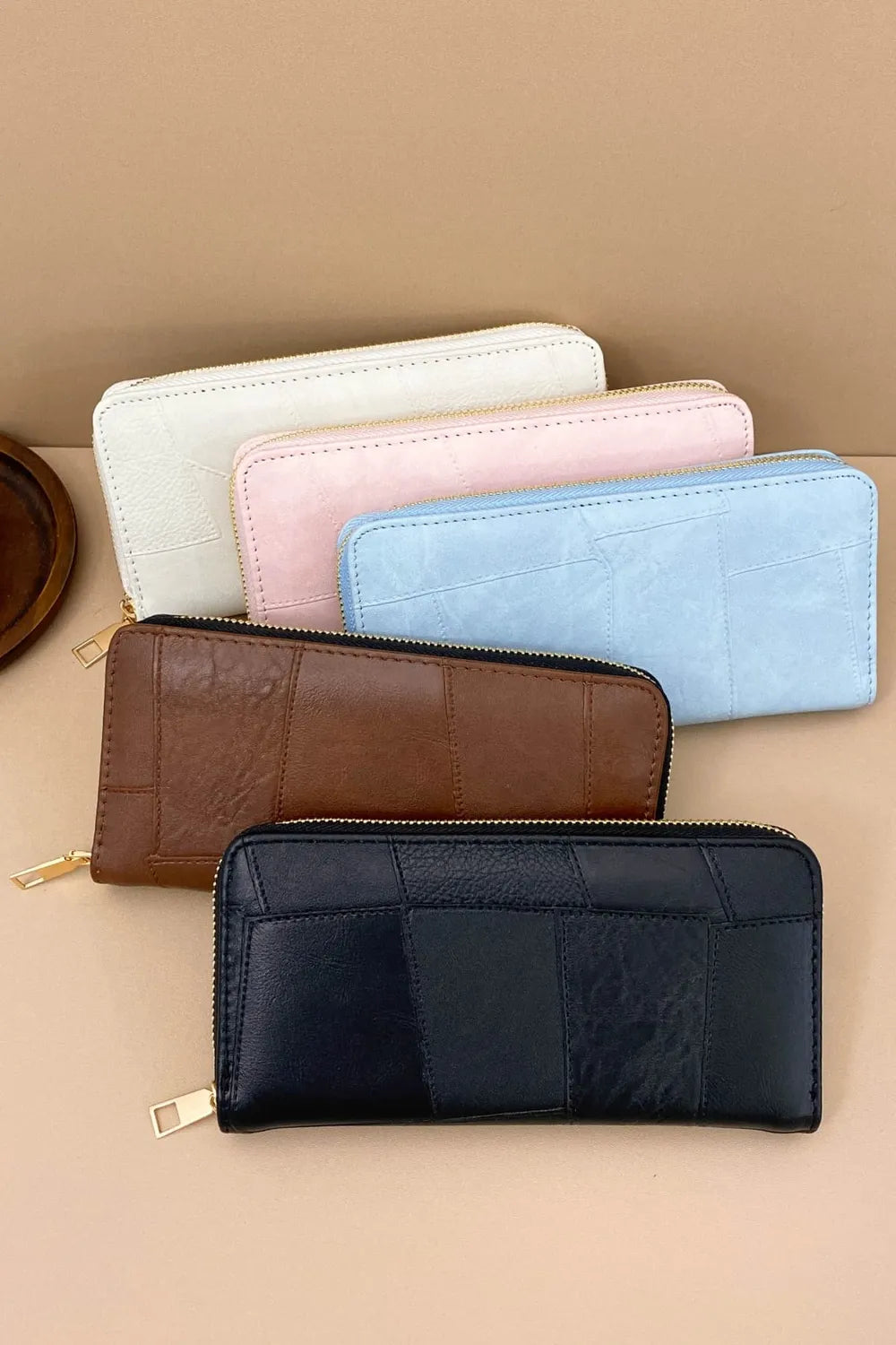 Billetera de PU Leather Multicompartimiento