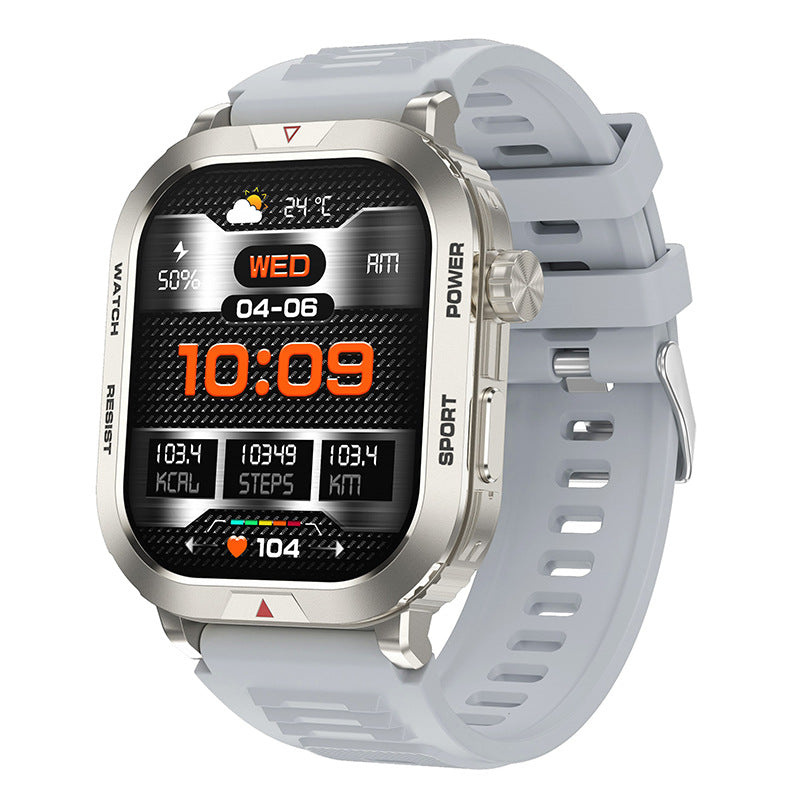 Smartwatch ZW66 with Bluetooth Calling, Heart Rate, and Sports Tracking