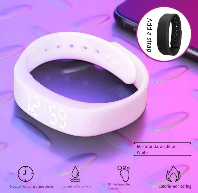 Sport Smartwatch with Vibration and Night Light — Water Resistant