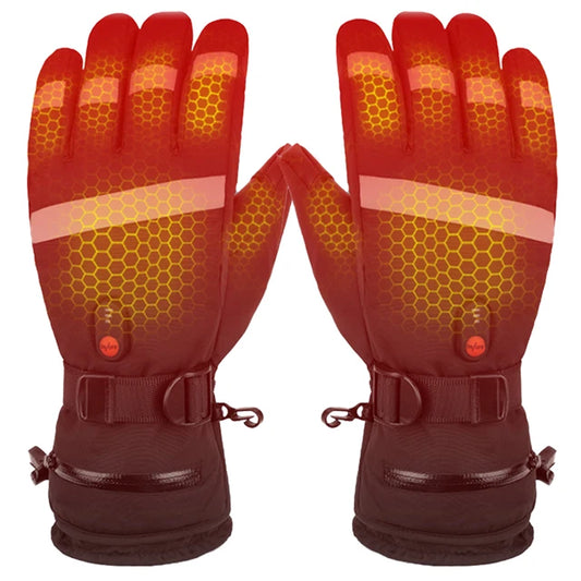 Guantes con Calefacción de 5 Dedos — Táctil USB para Ski y Deportes Invierno