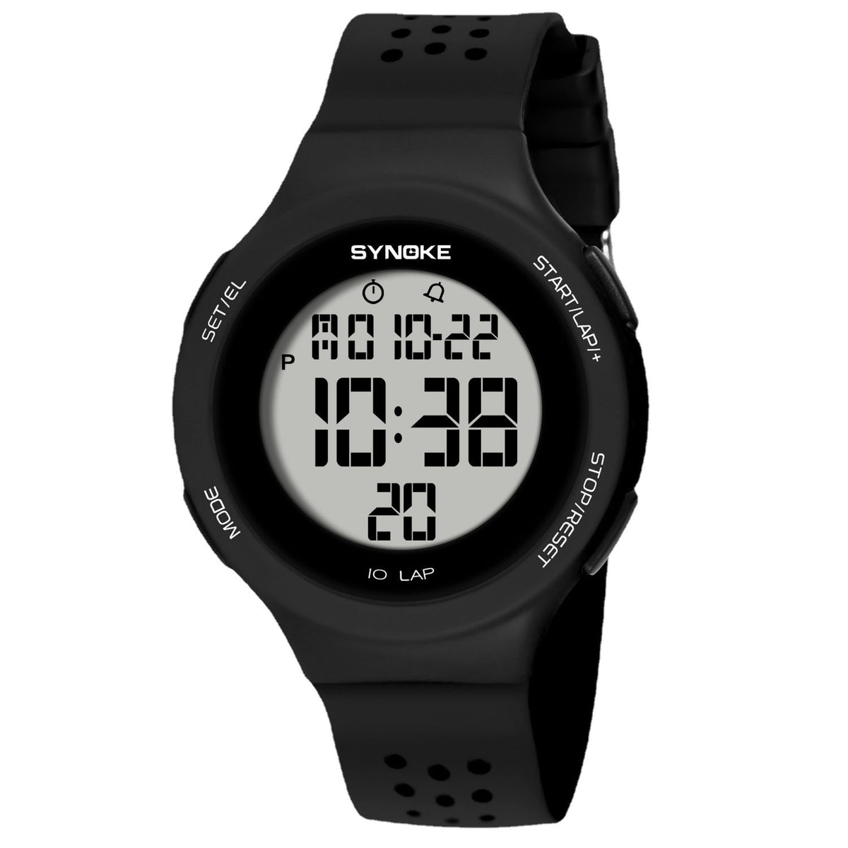 SYNOKE LED Digital Watch — Sport Waterproof 50m for Swimming