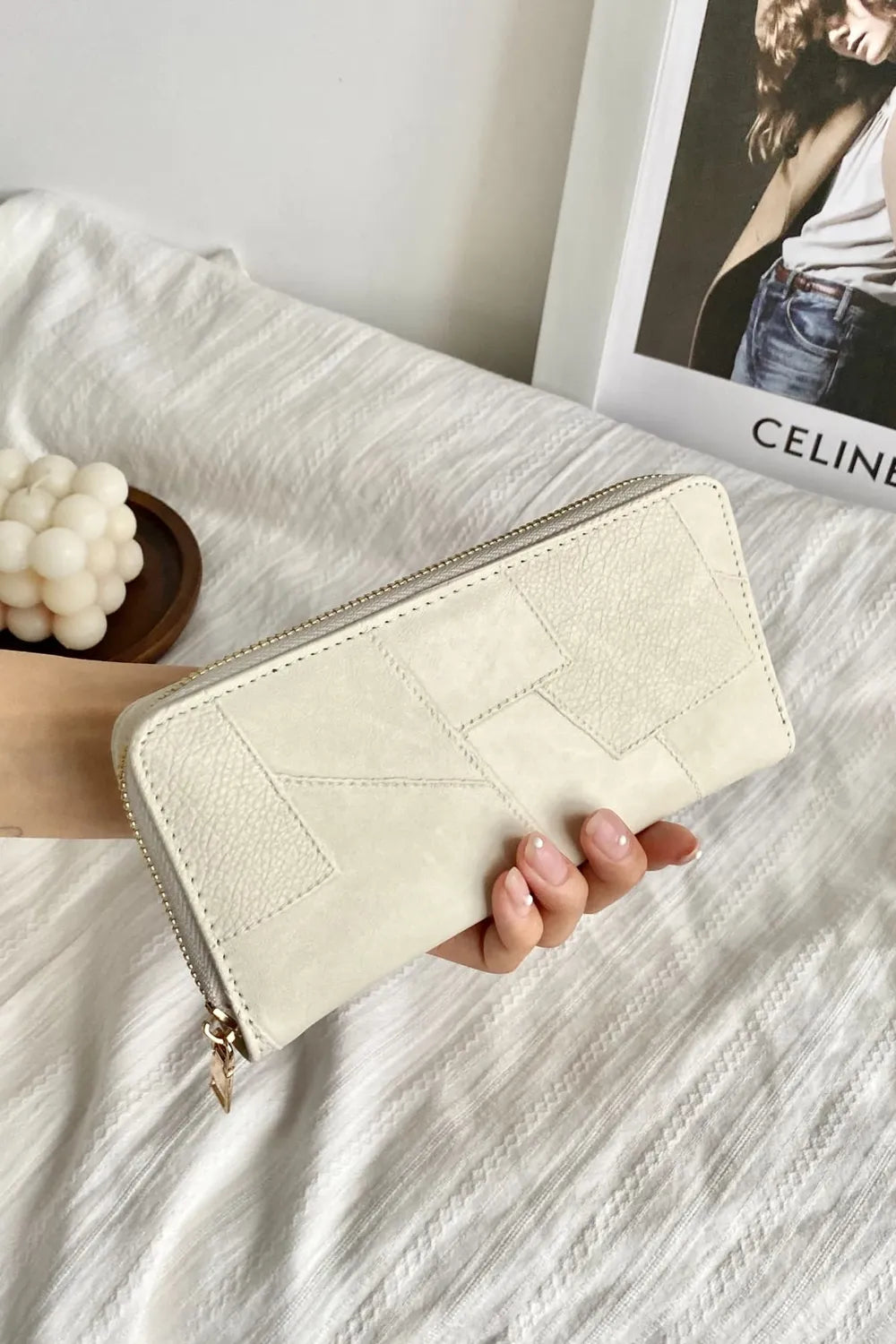 Billetera de PU Leather Multicompartimiento