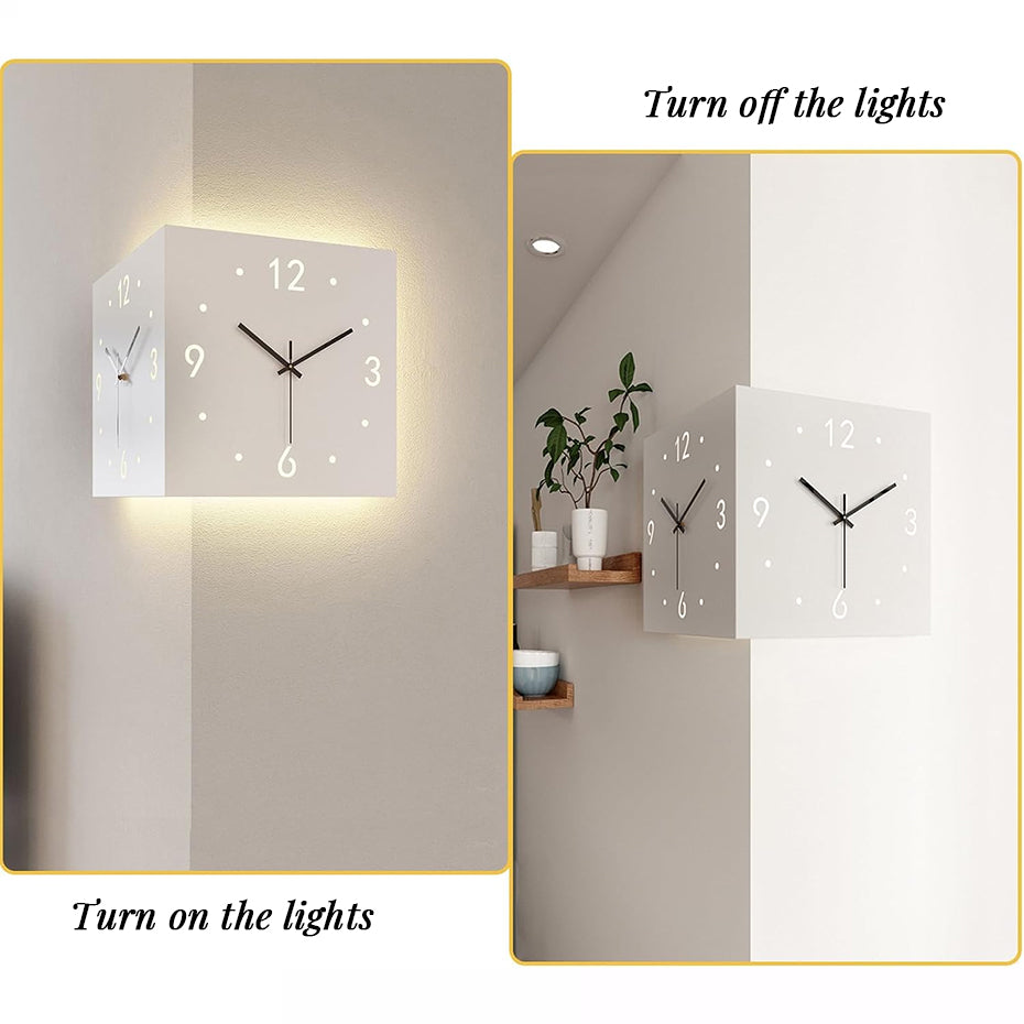 Copy of Reloj de Pared LED Nórdico, Silencioso, Estilo Moderno Minimalista