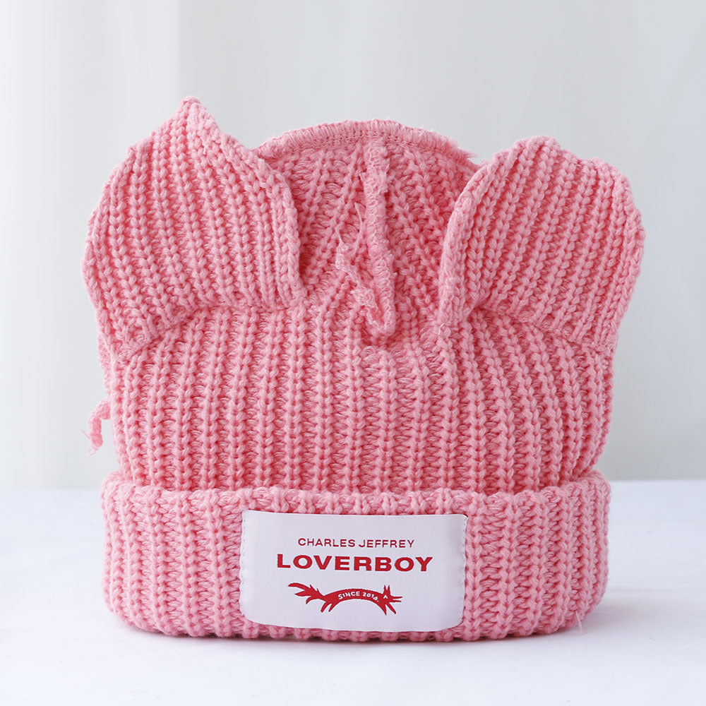 Gorro de Lana Doble Capa para Invierno — Tejido Abrigado Unisex