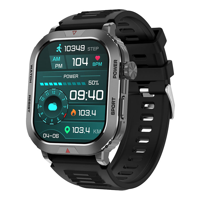 Smartwatch ZW66 with Bluetooth Calling, Heart Rate, and Sports Tracking