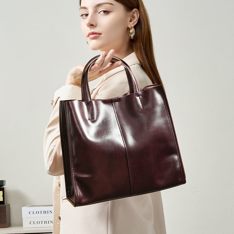 Bolso Tote de Cuero Genuino Premium