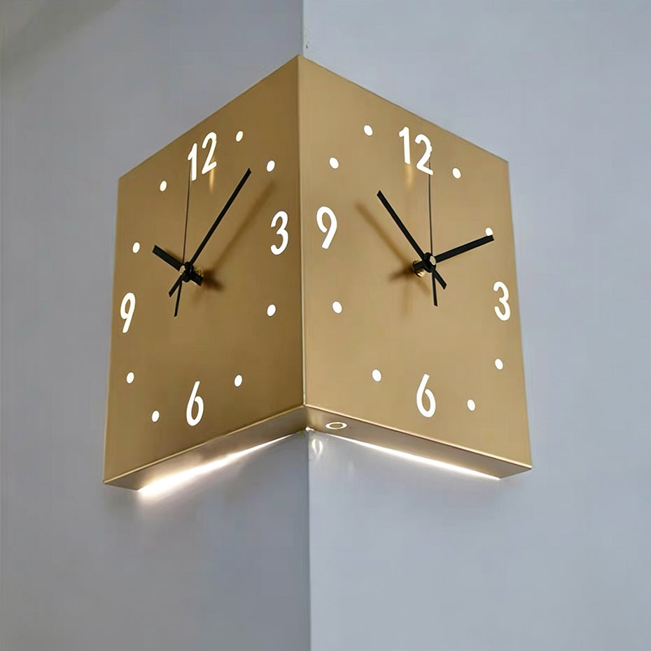 Reloj de Pared LED Nórdico, Silencioso, Estilo Moderno Minimalista