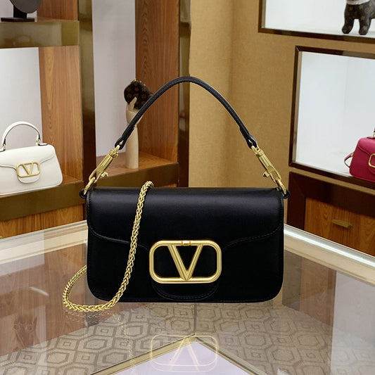 Cartera Cuadrada Retro con Cadena y Broche Candado