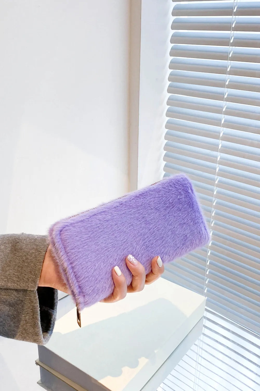 Billetera Rectangular de Felpa