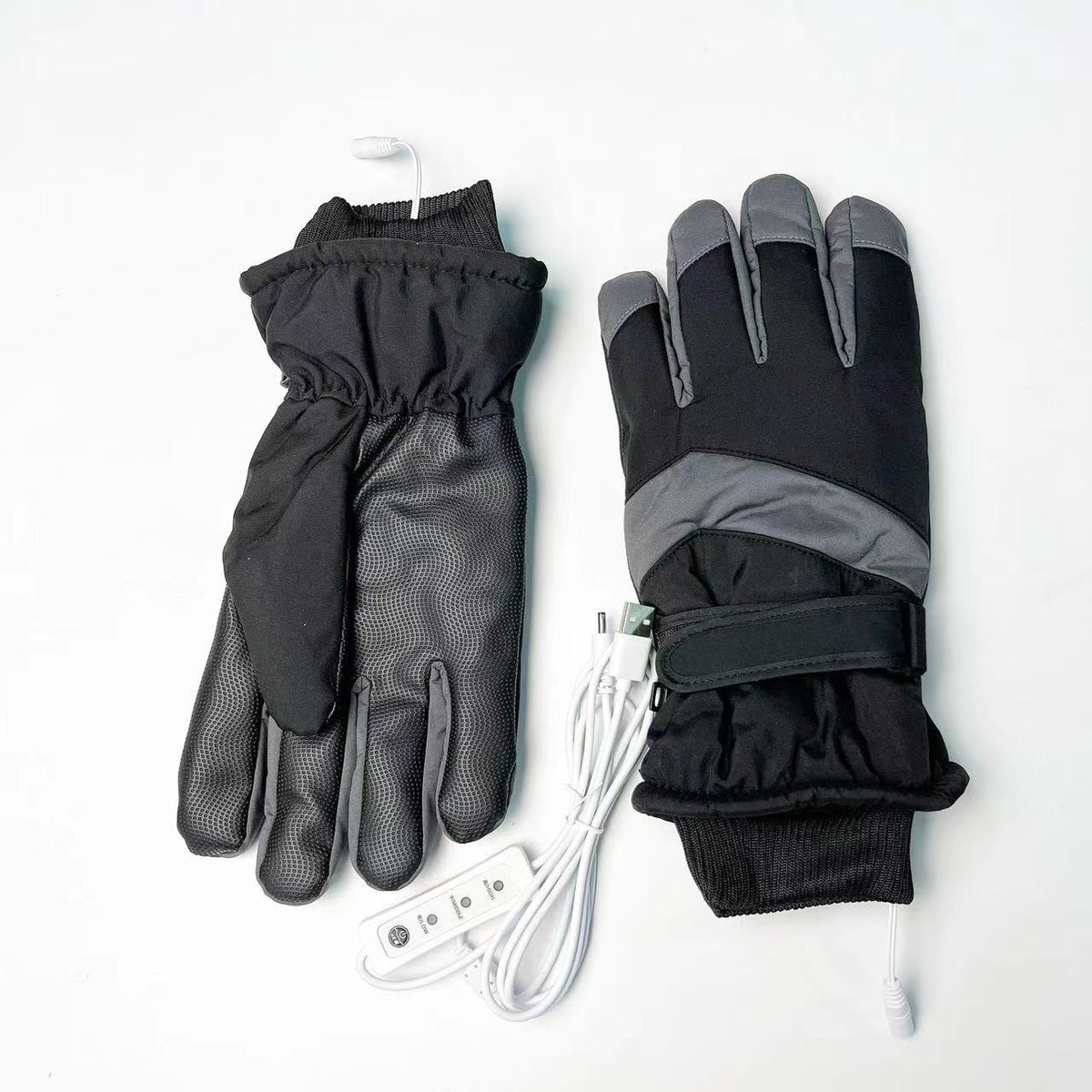 Guantes de Ski con Calefacción USB — Táctil, Impermeable y 3 Temperaturas