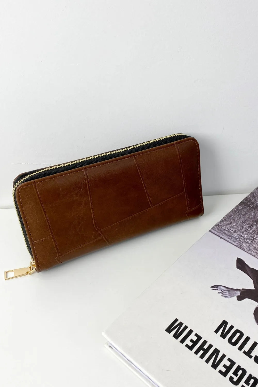 Billetera de PU Leather Multicompartimiento