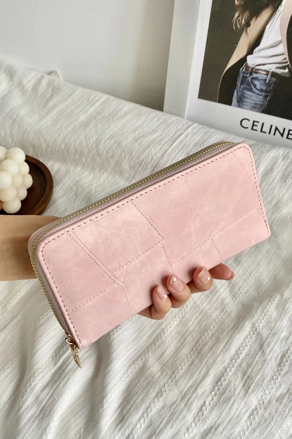 Billetera de PU Leather Multicompartimiento