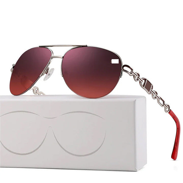 Lentes de Sol Playeros Degradé Marco Metal