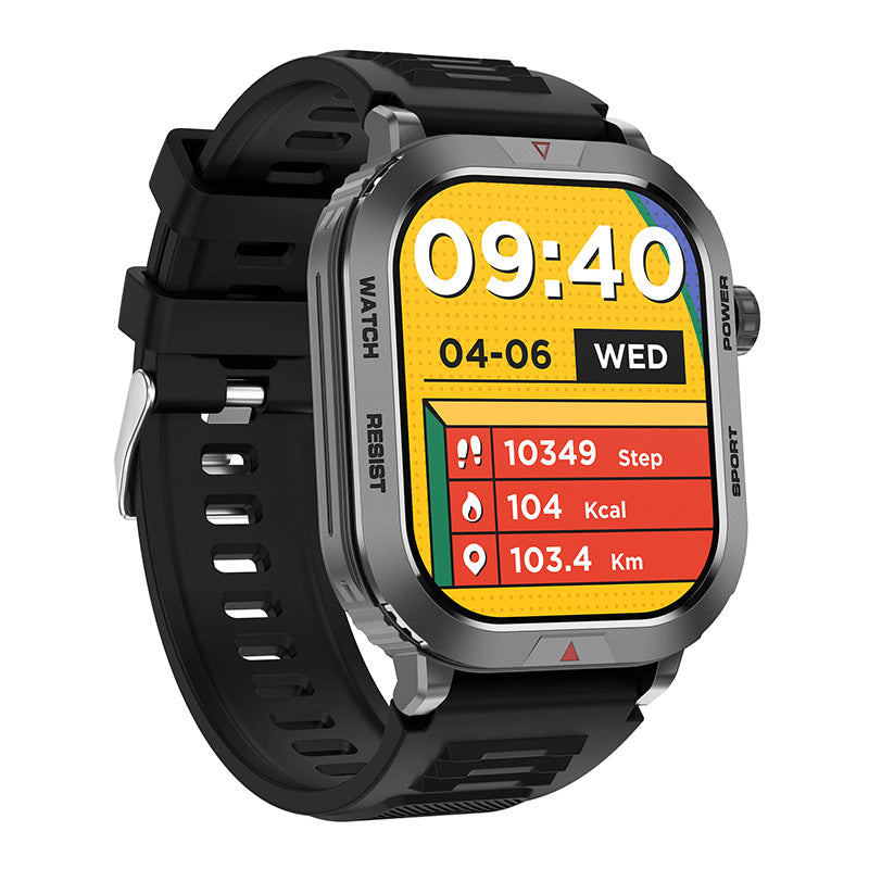 Smartwatch ZW66 with Bluetooth Calling, Heart Rate, and Sports Tracking