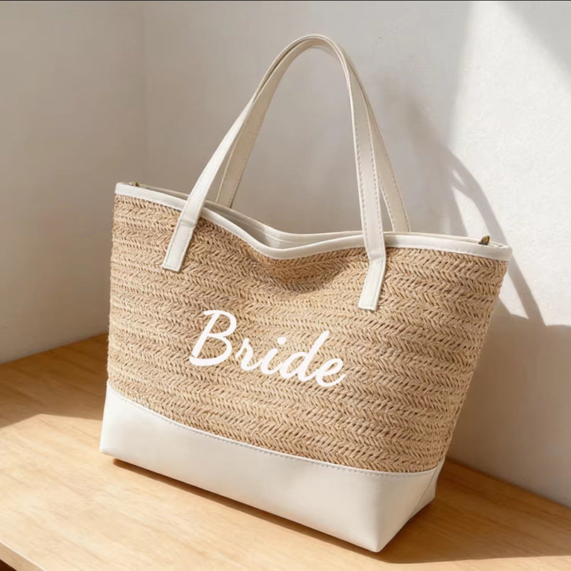 Bolso de Playa de Gran Capacidad para Mujer