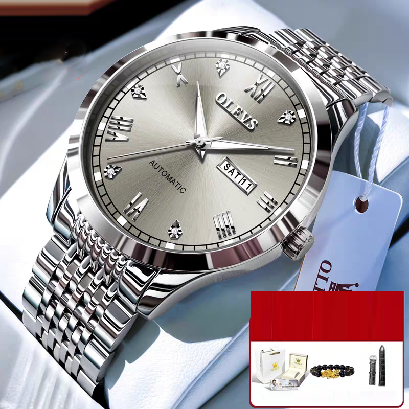 Men's Automatic Mechanical Watch — Waterproof with Luminous Display