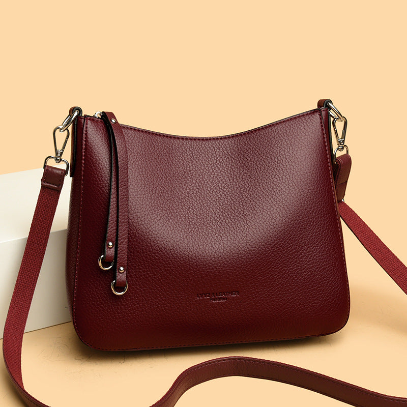 Cartera de Cuero Genuino Versátil