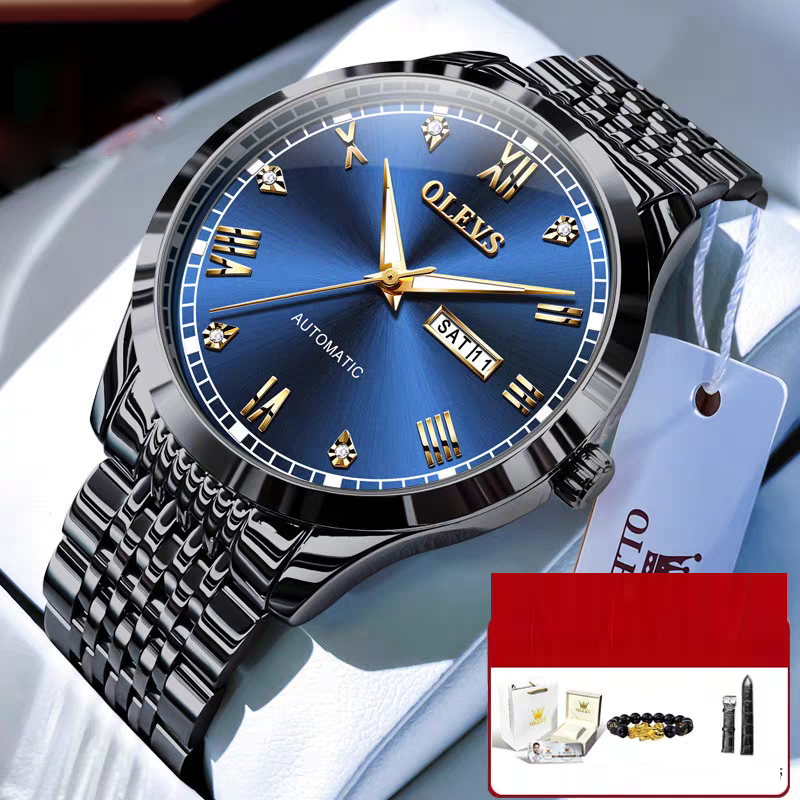 Men's Automatic Mechanical Watch — Waterproof with Luminous Display