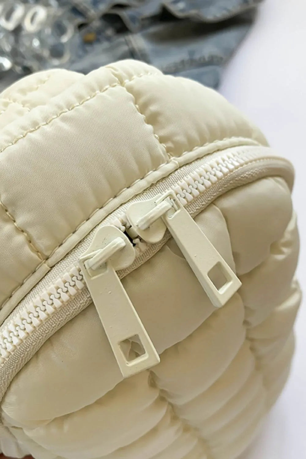 Padded Nylon Shoulder Bag