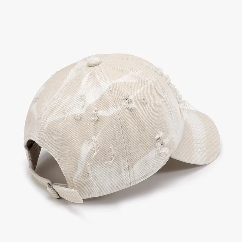 Gorra Baseball de Algodón Desgastada — Ajustable Unisex