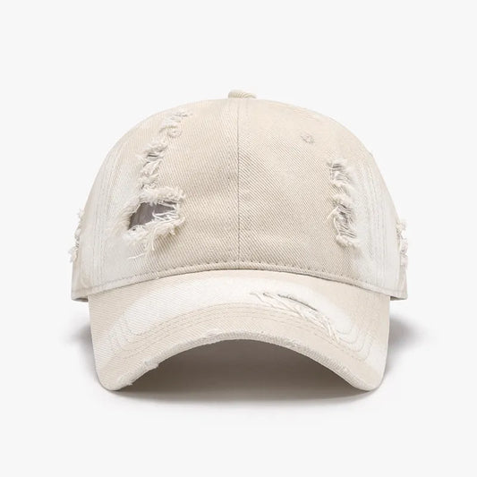 Gorra Baseball de Algodón Desgastada — Ajustable Unisex