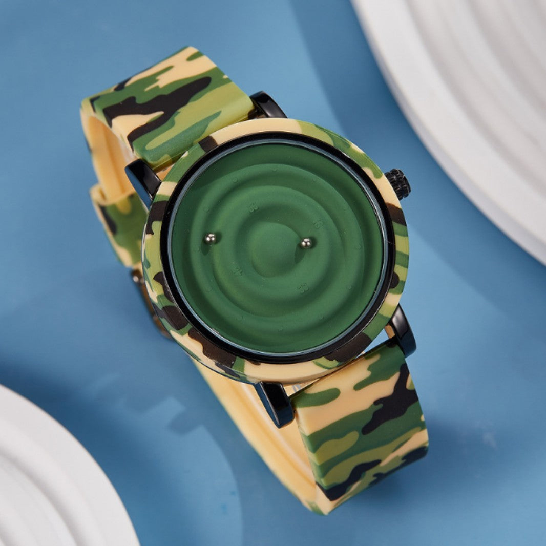 Unisex Floating Ball Silicone Watch