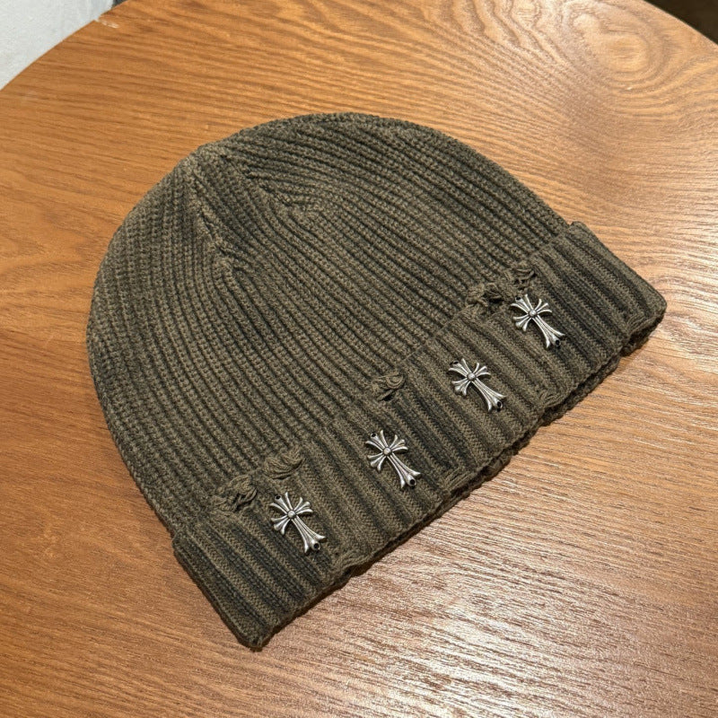 Gorro de Punto Bordado