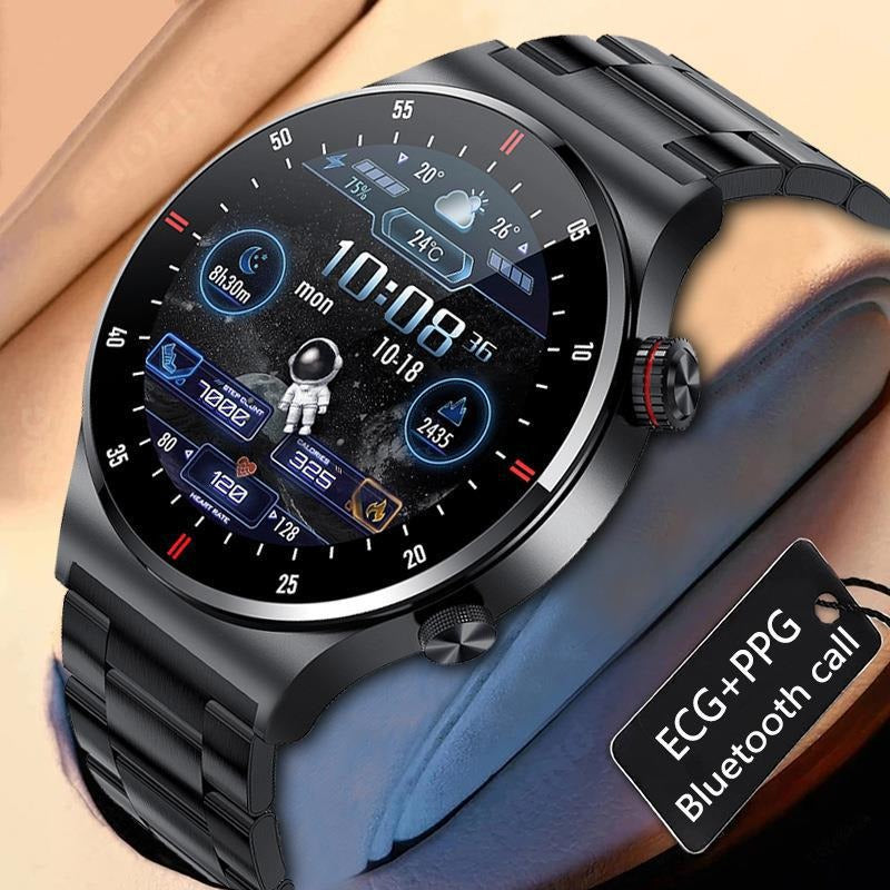 QW33 Smartwatch with ECG+PPG, Music Player, and Bluetooth Calling