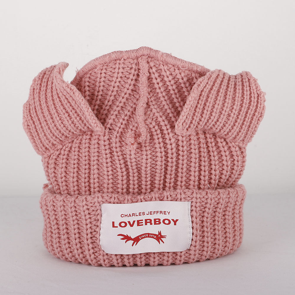 Gorro de Lana Doble Capa para Invierno — Tejido Abrigado Unisex