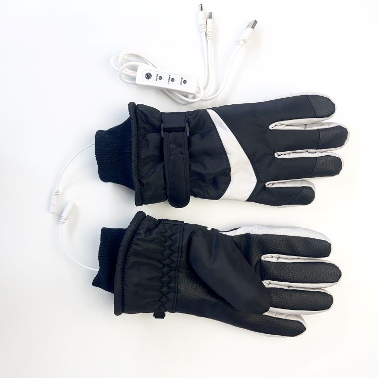 Guantes de Ski con Calefacción USB — Táctil, Impermeable y 3 Temperaturas