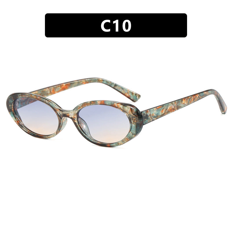 Retro Oval Blue Light Blocking Optical Frames