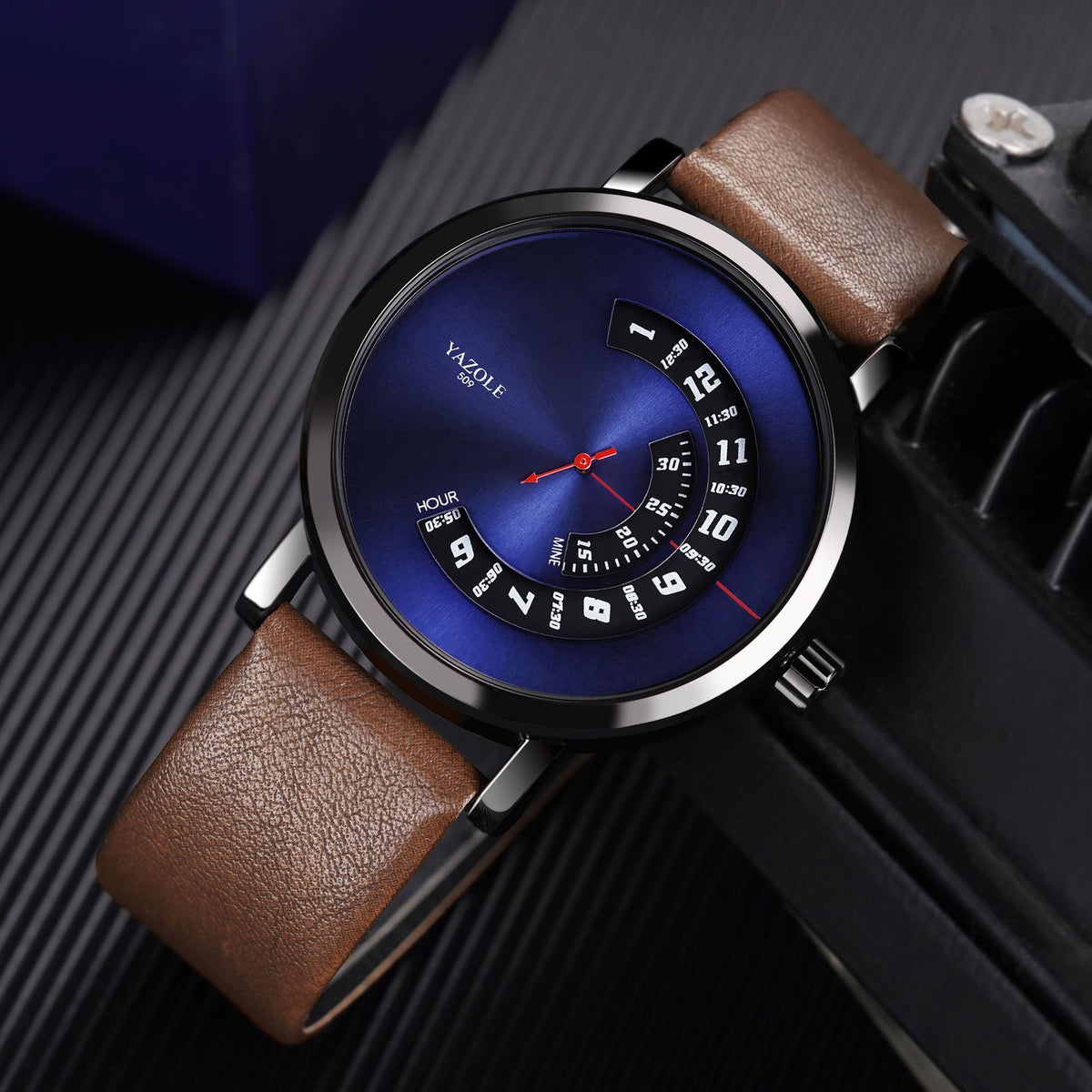 Men's Rotary Quartz Watch — Yazole Fashion