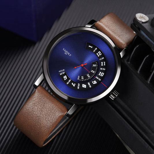 Men's Rotary Quartz Watch — Yazole Fashion