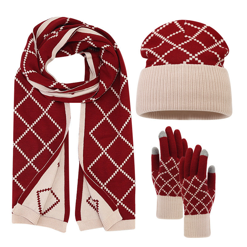 Winter Set: Beanie, Gloves and Scarf