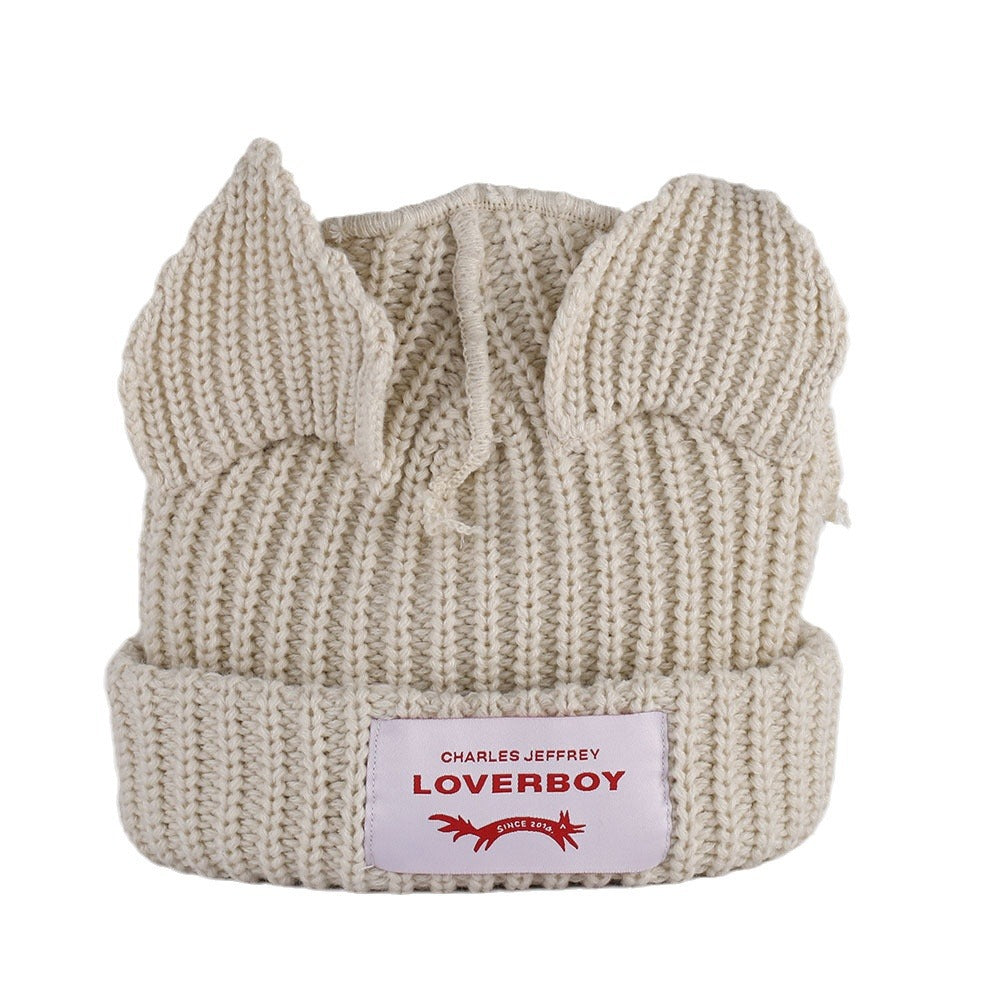 Gorro de Lana Doble Capa para Invierno — Tejido Abrigado Unisex